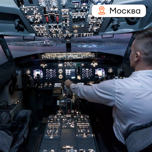 Полет на авиасимуляторе "Сам себе пилот"