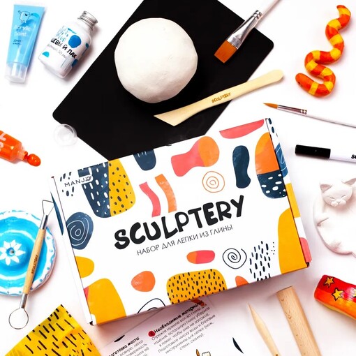 Набор для лепки из глины "SCULPTERY"