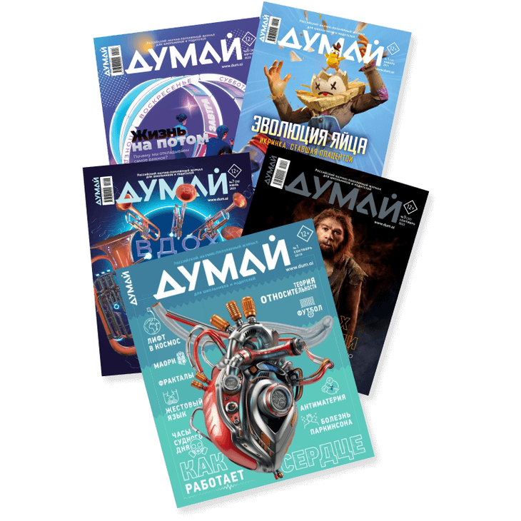 Подписка на умный журнал "Думай" (12+)