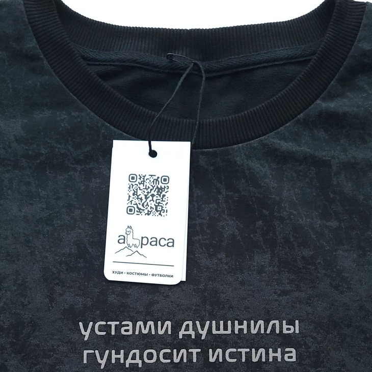 Футболка с принтом "alpaca.lab"