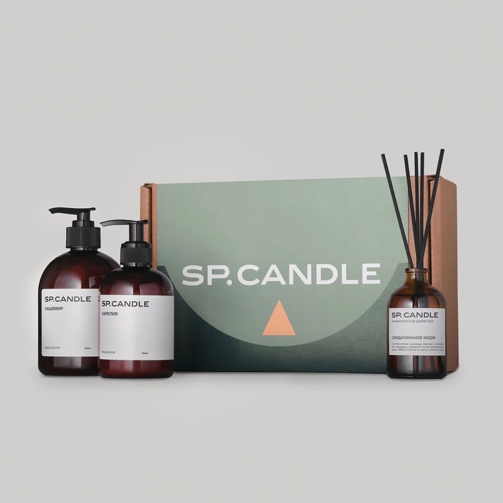 Подарочный ароманабор "SP.CANDLE"