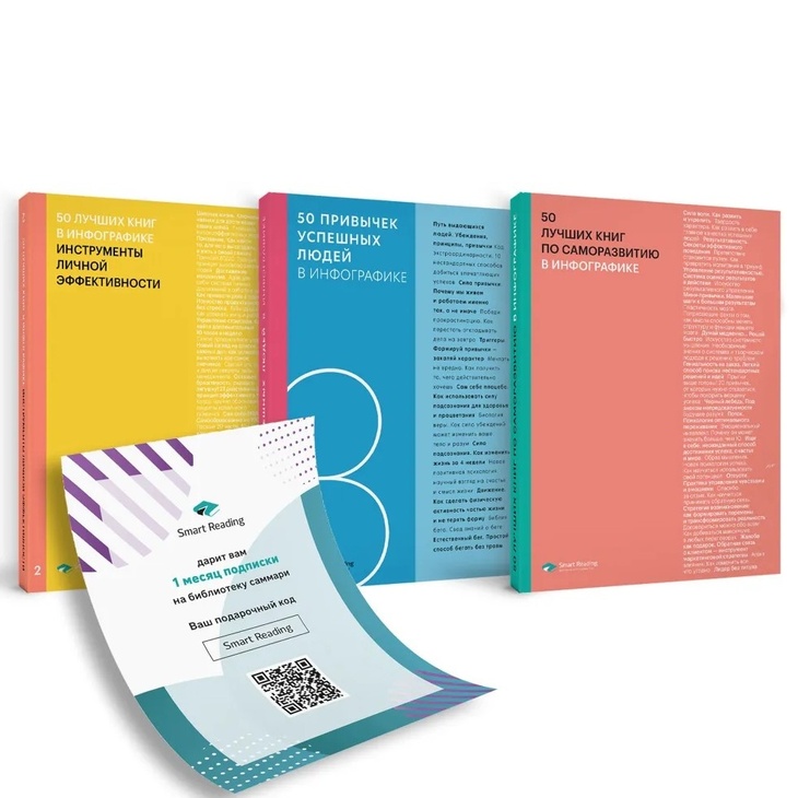 Книги инфографик "Smart Reading"