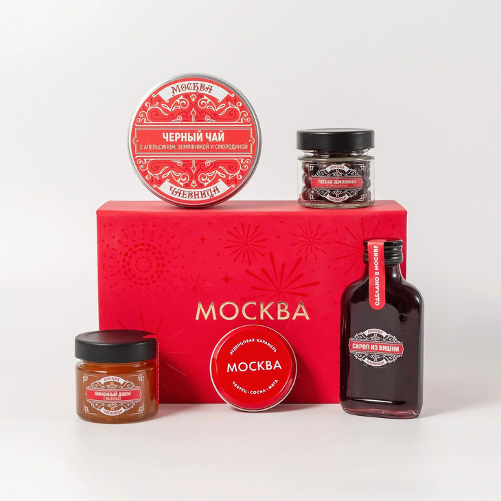 Большой чайный набор "Москва"